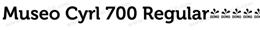Museo Cyrl 700 Regular字体转换
